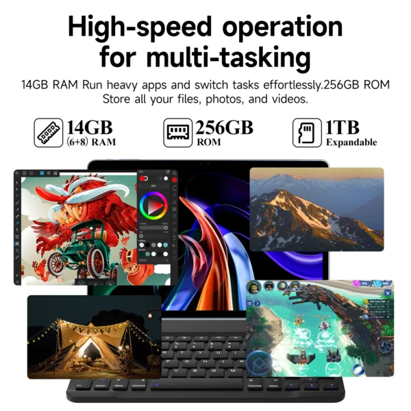 SUXI A9 XPro Slim 4G Tablet | Unisoc T616 Processor | 1920x1280 HD Screen | Quad Speakers - Image 5