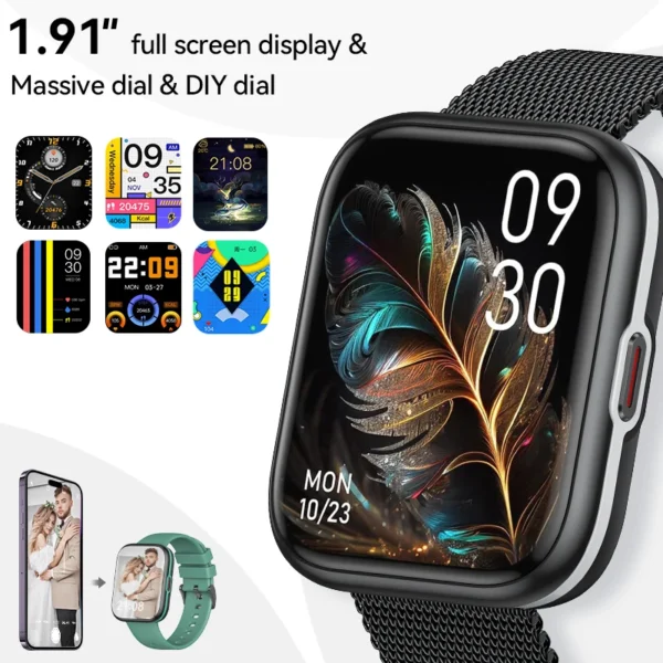 LIGE Smart Watch Men Women Bluetooth Call Anti static and waterproof Smartwatch Sports Fitness Tracker NFC Watch For Android IOS - Image 3